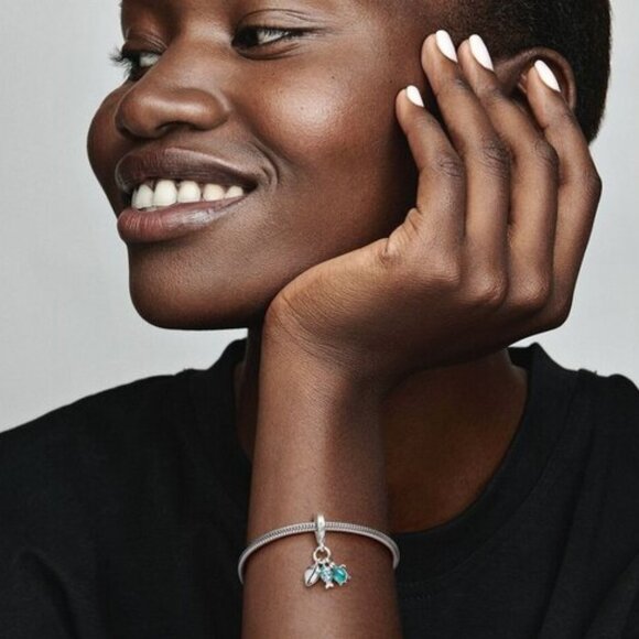 Pandora Fish, Sea Turtle & Conch Triple Dangle Charm - Picture 6 of 6